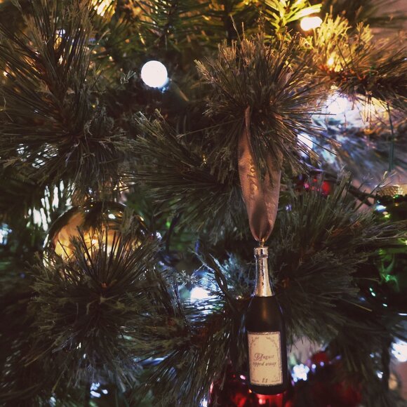 Taylor Swift folklore album "august sipped away" Ornament with Box - Picture 5 of 5